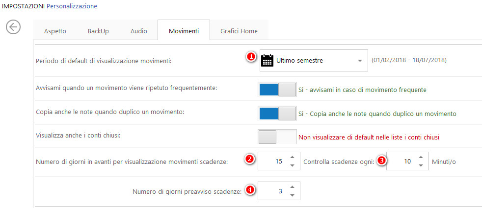 Opzioni&settaggioImpostazioniMovimenti