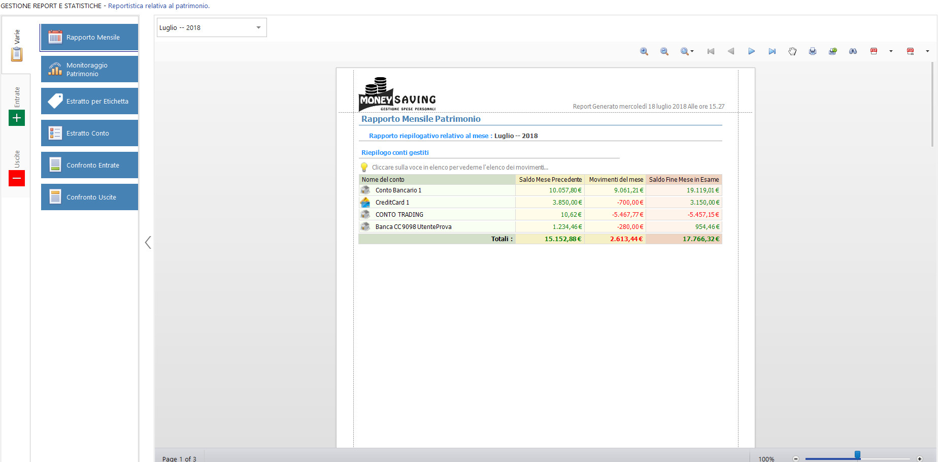 ReportStatisticheVarie
